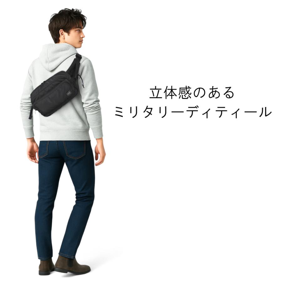 超美品　PORTER　ポーター　フラッシュ　ウエストポーチ　ボディバッグ PORTER ポーター フラッシュ ウエストバッグ 689-05942 吉田