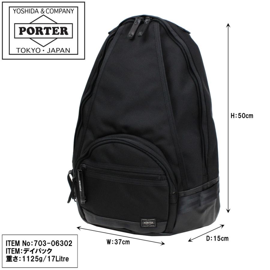 PORTER ポーター ヒート デイパック 703-06302 ブラック 10 吉田カバン