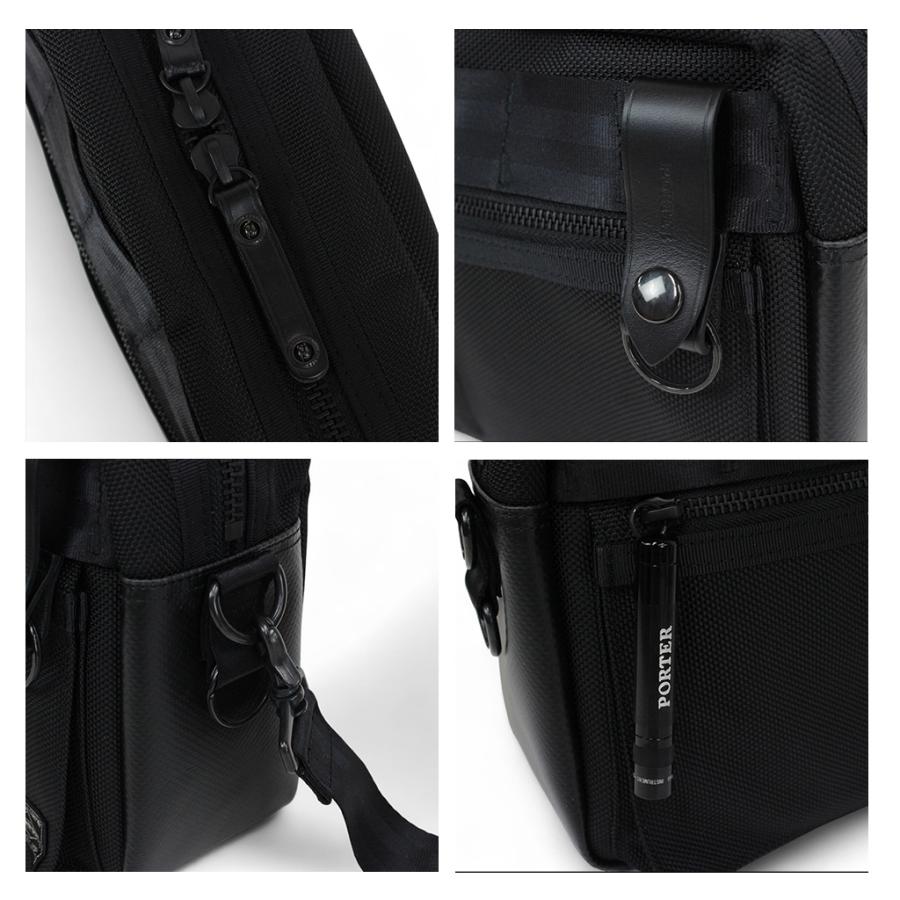 ポーター ブラック ボディバッグ PORTER ポーター ヒート ショルダーバッグ 703-07970 ブラック