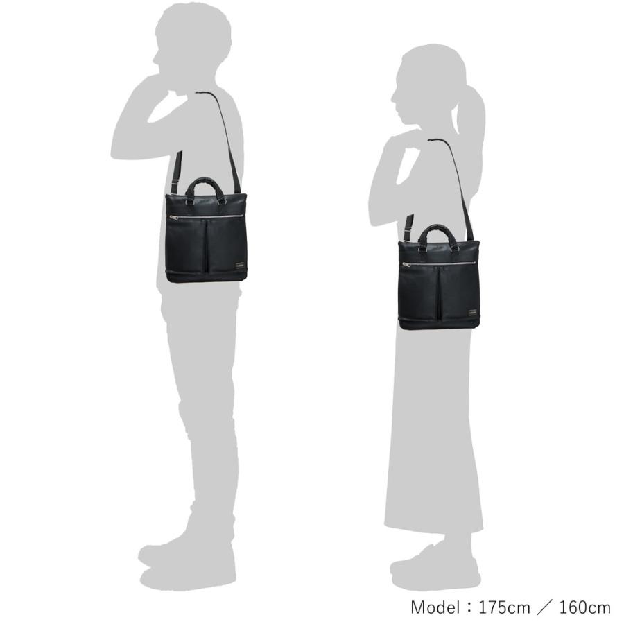 ポーター フリースタイル ヘルメットバッグ 707-19117 10 ブラック 吉田カバン PORTER FREE STYLE HELMET BAG トートバッグ 肩掛け 斜め掛け 手持ち 日本製の画像