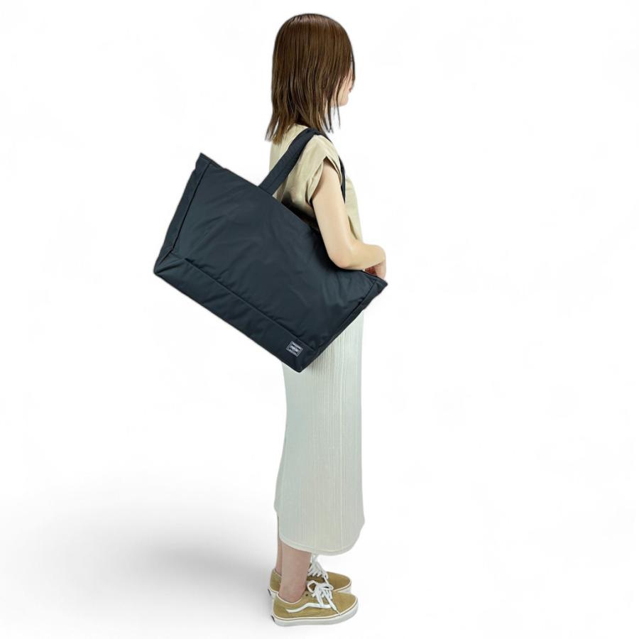 PORTER GIRLムース トートバッグ M 吉田カバンブラック PORTER GIRL MOUSSE(ポーターガール ムース) TOTE BAG(M) | 吉田