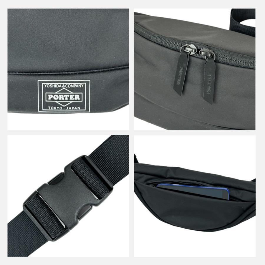 PORTER ポーター ムース ウエストバッグ(L) 751-28181 10 ブラック