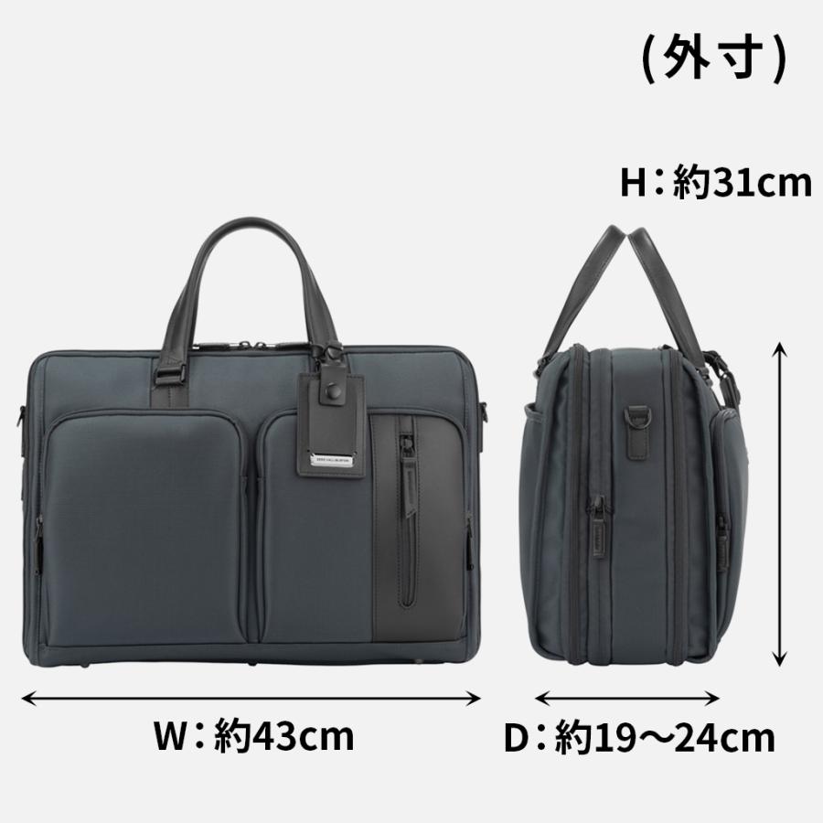 ゼロハリバートン ZEST2 ブリーフケースL ZERO HALLIBURTON ZEST2 Brief Case L 81338 メンズ 24L 33L B4サイズ 15.6インチPC エキスパンダブル ビジネス 旅行の画像