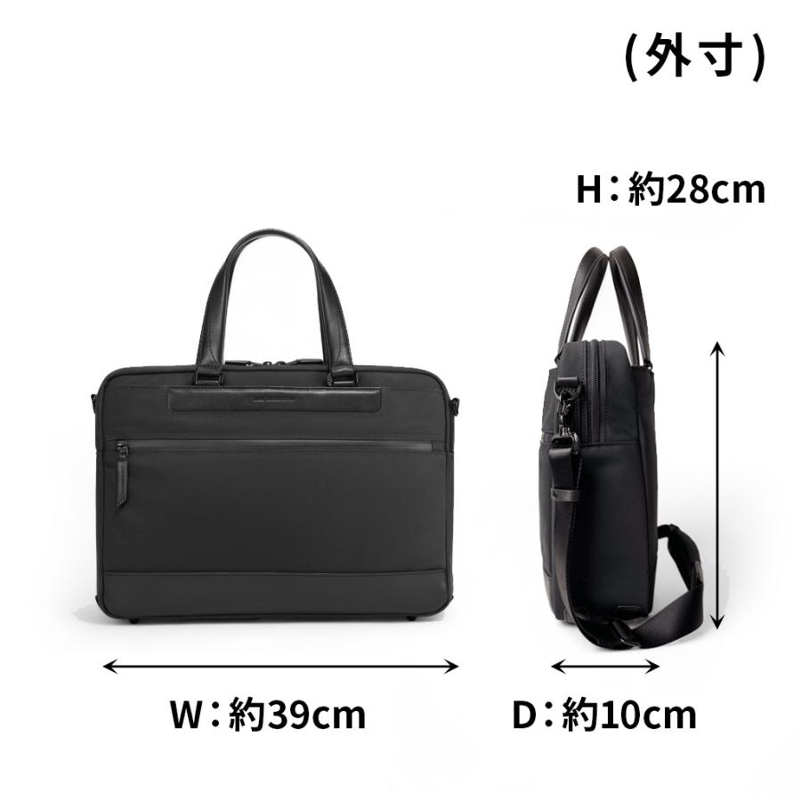 ゼロハリバートン サイファークワイエット ブリーフケースM ZERO HALLIBURTON CIPHER QUIET Mid Brief Case 81351 メンズ 12L A4サイズ 14.0インチPCの画像