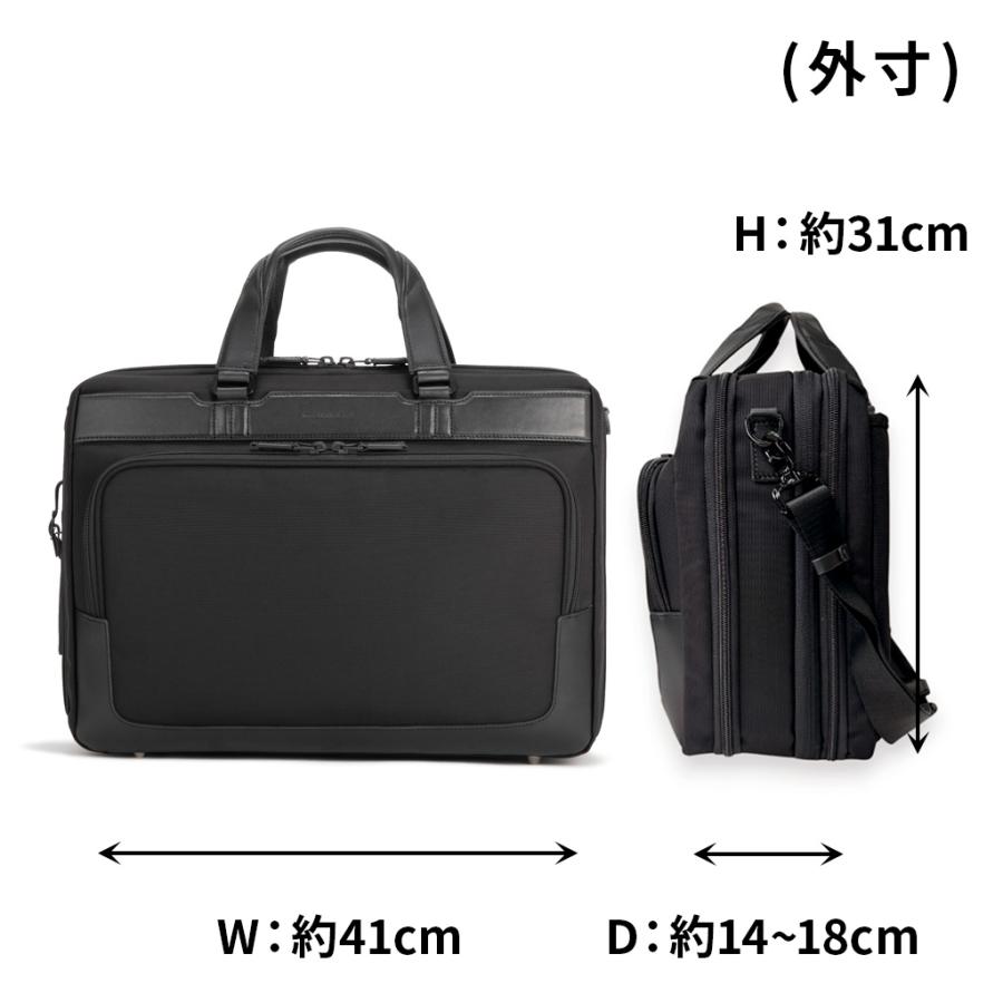 ゼロハリバートン ZEST3 ブリーフケース ZERO HALLIBURTON ZEST3 Expandable Medium Briefcase 81734 21Lの画像