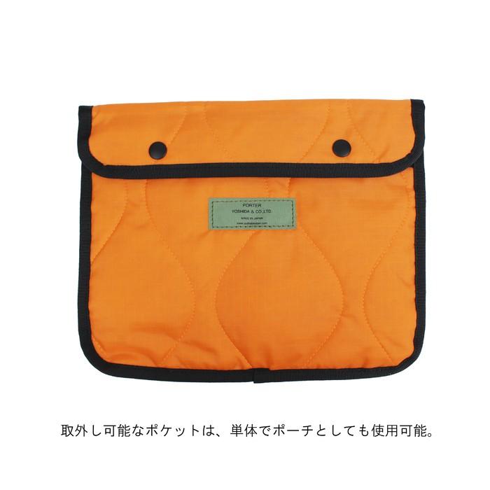 BRIEFING OSHMAN'S別注 カートバッグ ブラウン×オレンジ PORTER ポーター フォース ショルダーバッグ 855-07415 吉田