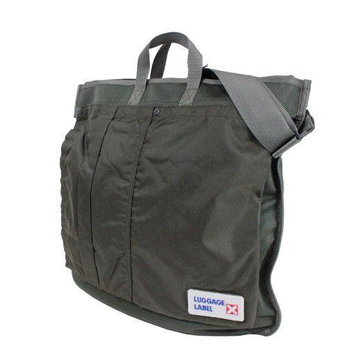 【美品】ラゲッジ レーベル カーゴ 2WAYトートバッグ LUGGAGE LABEL ラゲッジレーベル カーゴ 2WAYヘルメットバッグ
