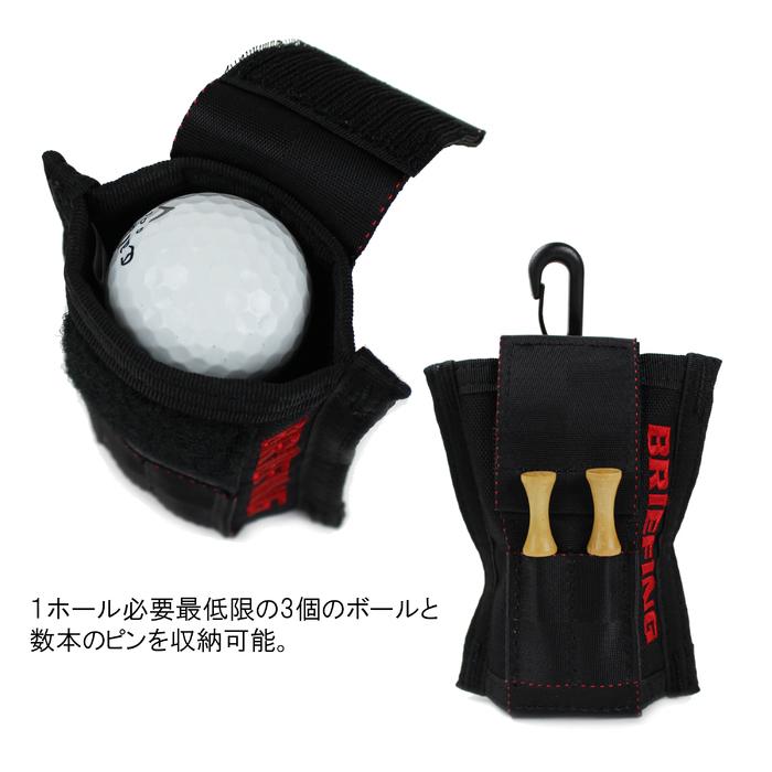 ブリーフィング ゴルフ ボールケース NEW BALL HOLDER メンズ レディース 秋 BG1732506 BRIEFING GOLF