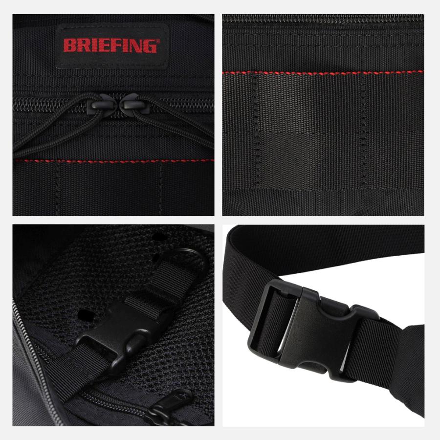 ブリーフィング モジュールウェア ウエストバッグ BRA233L28 BRIEFING MODULEWARE メンズ ボディバッグ 斜めがけ 軽量 ブランド ギフト プレゼントの画像