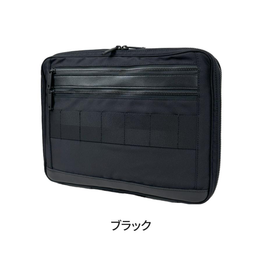 BRIEFING ブリーフィング ブラックライン クラッチバッグ