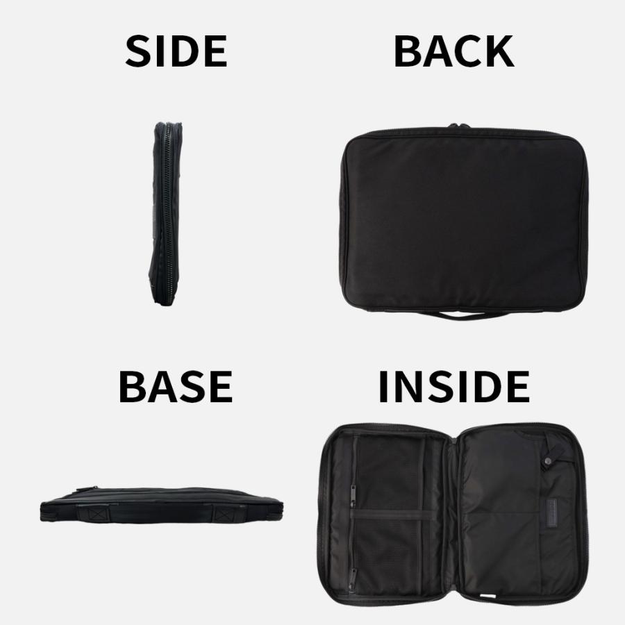 BRIEFING ブリーフィング ブラックライン クラッチバッグ