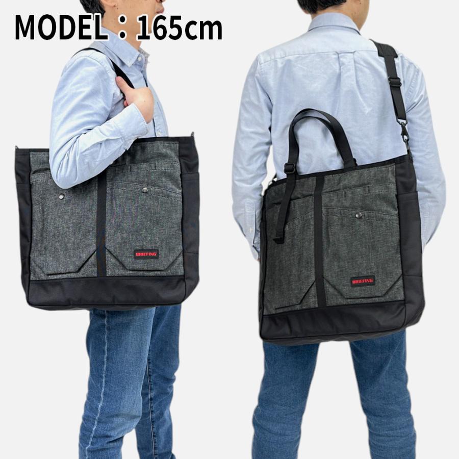 BRIEFING ブリーフィング ブラックデニム トートバッグ WORK
