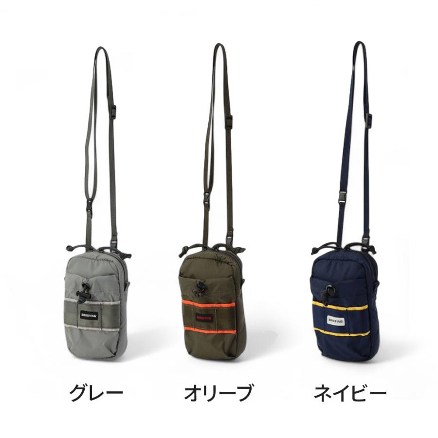 BRIEFING マルチサコッシュ オリーブ BRIEFING ブリーフィング アザー モバイルサコッシュ PP MOBILE