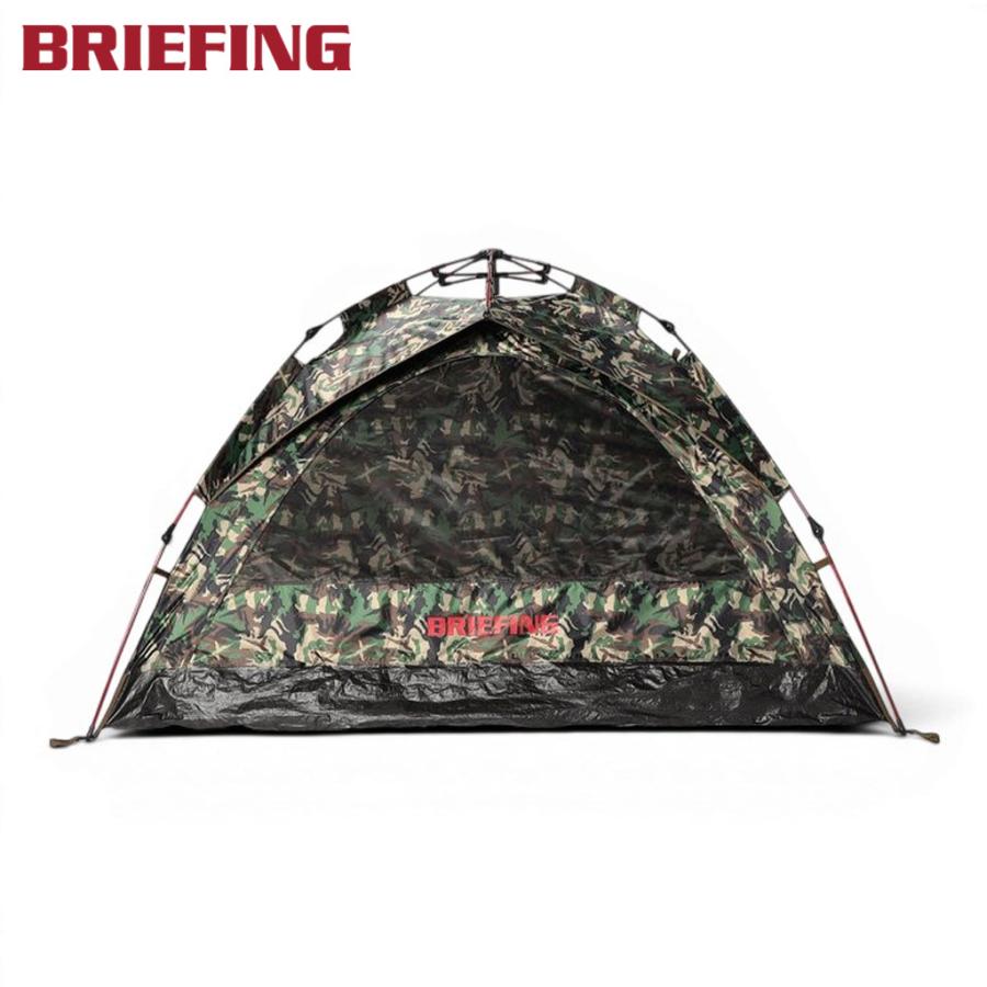 ※専用　迷彩キャンプテントワンタッチ＋寝袋二つ＋シート BRIEFING（ブリーフィング） ワンタッチテント ONE TOUCH TENT CAMO