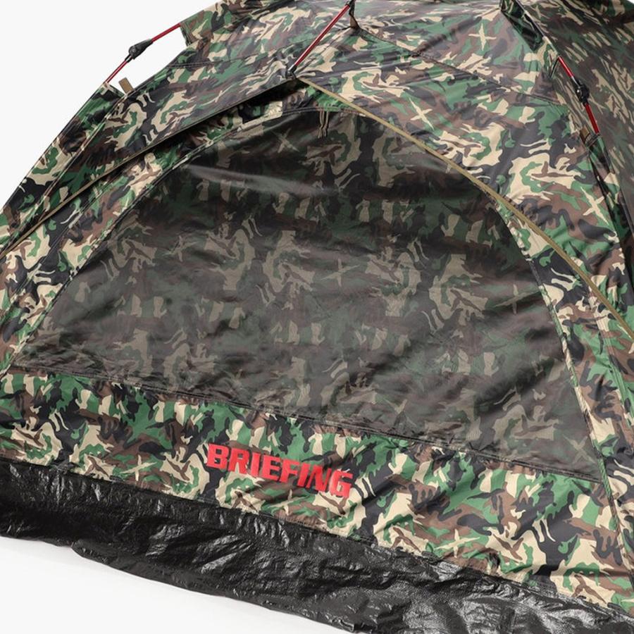BRIEFING マルチカム迷彩 5点セット売り BRIEFING（ブリーフィング） ワンタッチテント ONE TOUCH TENT CAMO