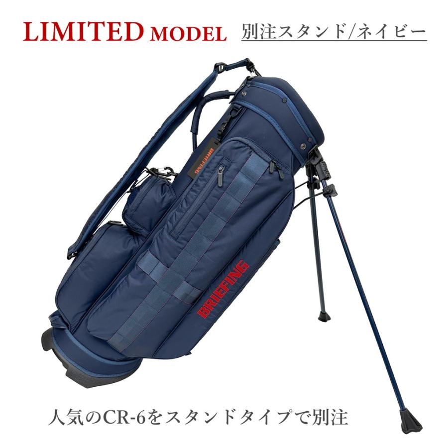 BRIEFING キャディバッグ　CR-6 ネイビー 人気軽量モデル 安値‼️ BRIEFING（ブリーフィング） ゴルフ キャディバッグ CR-6 #03 CR-6