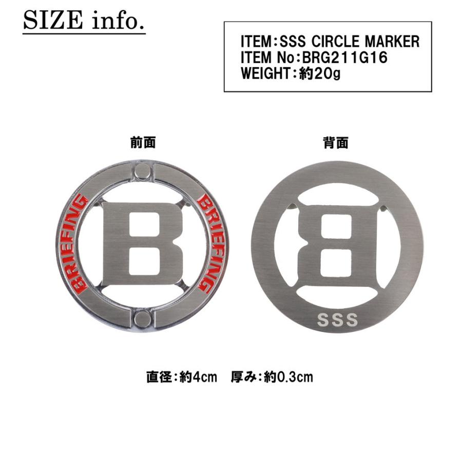 BRIEFING GOLF ブリーフィング ゴルフ マーカー SSS CIRCLE BRIEFING GOLF ブリーフィング ゴルフ マーカー SSS CIRCLE