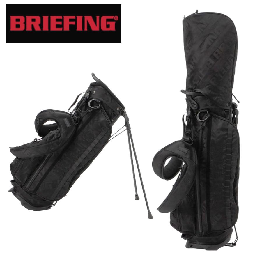 BRIEFING キャディバッグ 黒 BRIEFING GOLF ブリーフィング ゴルフ キャディーバッグ CR-4