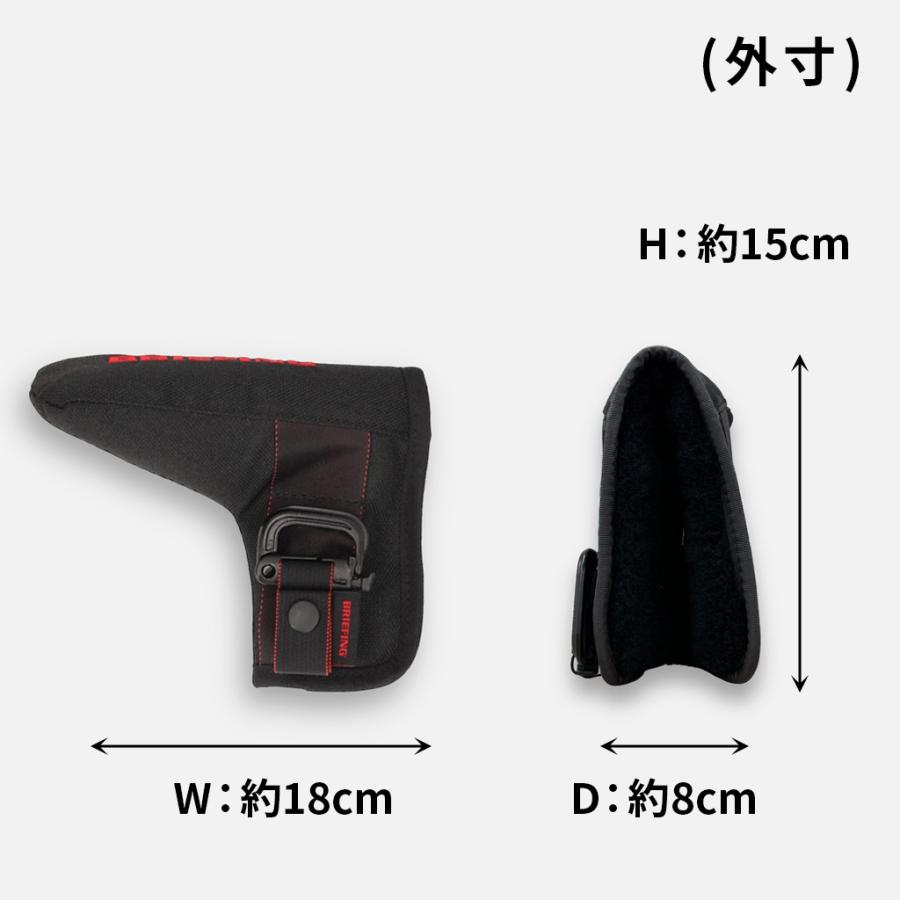 ブリーフィング ゴルフ ヘッドカバー パターカバー BRG231G23 BRIEFING GOLF PUTTER COVER TL メンズ 春 ギフト｜bag-net｜09