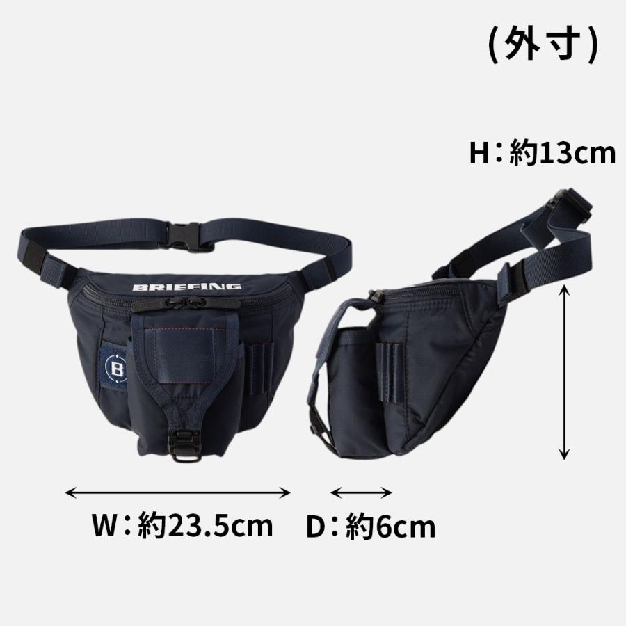 BRIEFING GOLF ブリーフィング ゴルフ ROUND WAIST POUCH CS
