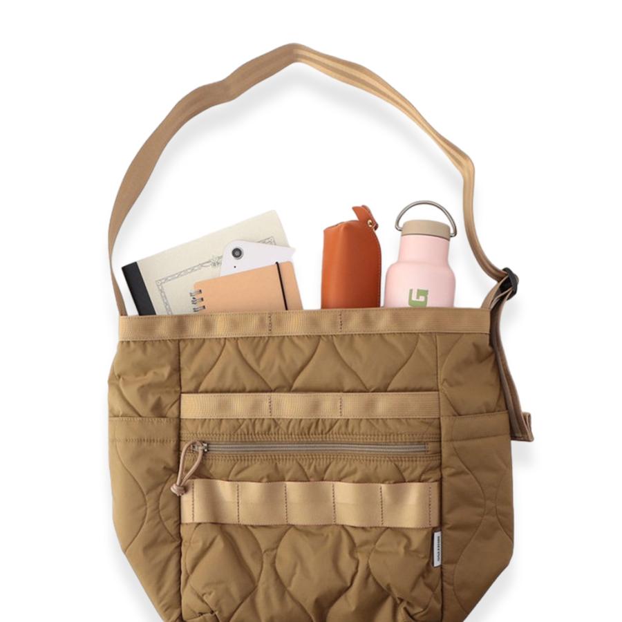 ブリーフィング キルト ショルダーバッグ BRL233T08 BRIEFING QUILTING BUCKET メンズ 軽量 ブランド ギフト プレゼント BRIEFING（ブリーフィング） キルト ショルダーバッグ BRL233T08