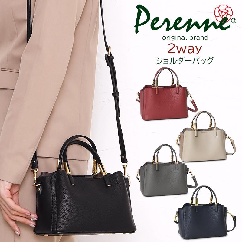 レディース ミニ ハンドバッグ ショルダーバッグ 2way 3層式構造 Perenne ペレンネ 175 175 バッグのペレンネ Yahoo 店 通販 Yahoo ショッピング