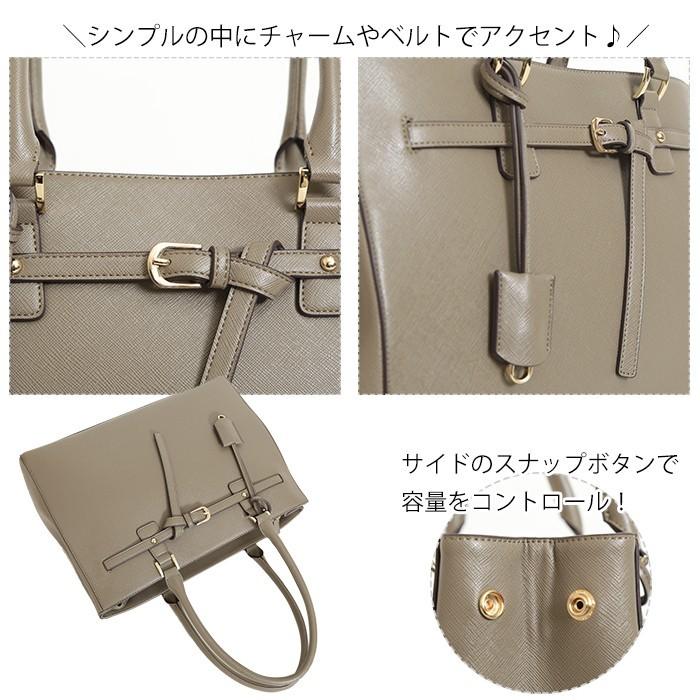 レディース トートバッグ 飾りベルトがポイント A4サイズ対応 ビジネスにもオススメ Perenne ペレンネ 20187 20187 バッグのペレンネ Yahoo 店 通販 Yahoo ショッピング