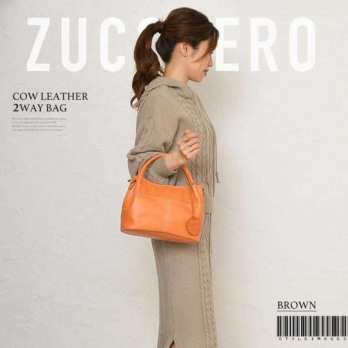 zucchero filato ショルダーバッグ 2way 背面ポケット付き zucchero filato ショルダーバッグ 2way 背面ポケット付き