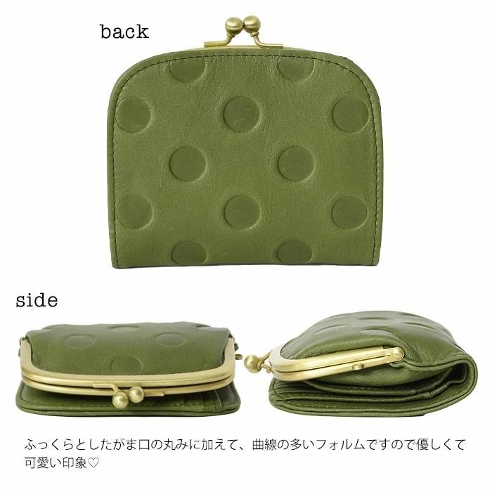 zucchero filato（ズッケロ フィラート） 短財布 がま口 二つ折り