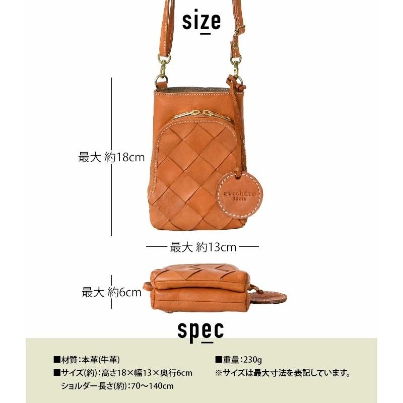 zucchero filato（ズッケロ フィラート） ショルダーバッグ メッシュ