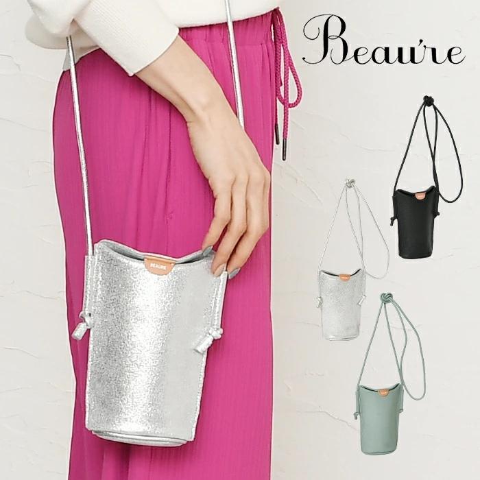 Beau're レディース ミニショルダーバッグ スマホポシェット