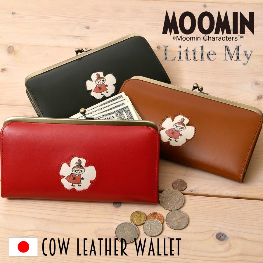 レディース 長財布 がま口 MOOMIN ムーミン Little My リトルミイ 日本製 82046の画像
