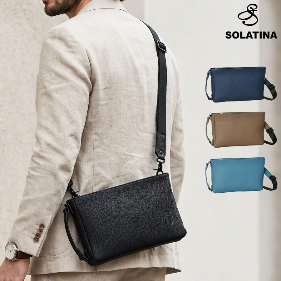 SOLATINA（ソラチナ） メンズ ミニバッグ 3way ショルダーバッグ 