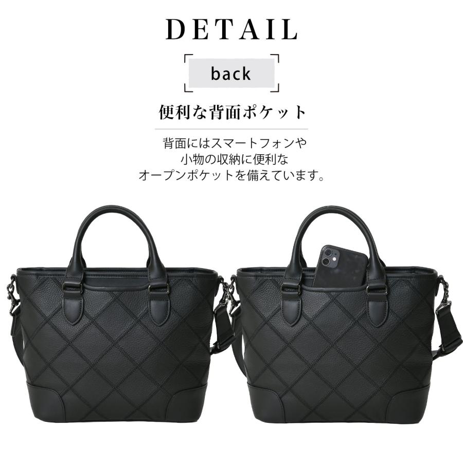 メンズ ミニトートバッグ 2way パッチワーク A5サイズ対応 ショルダーバッグ ファスナー開閉 トライオン TRION DPC263Rの画像