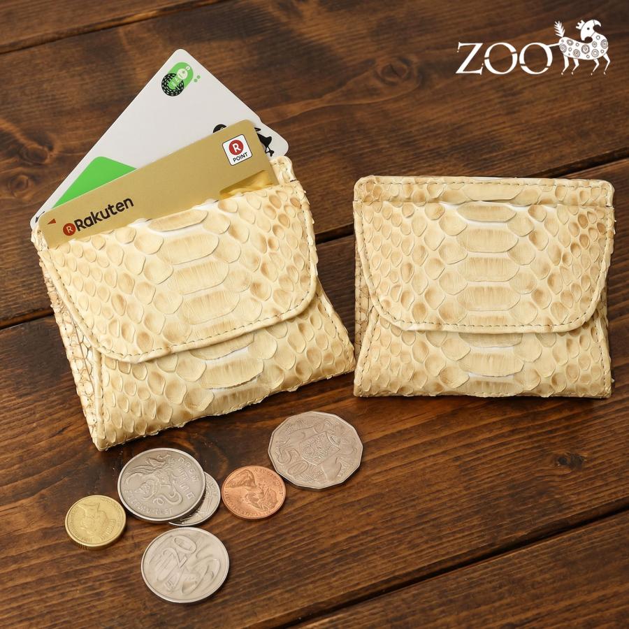 財布・ケース・小物入れ shoyama ZOO（ズー） メンズ レディース 蛇革 コインケース ボックス型 小銭