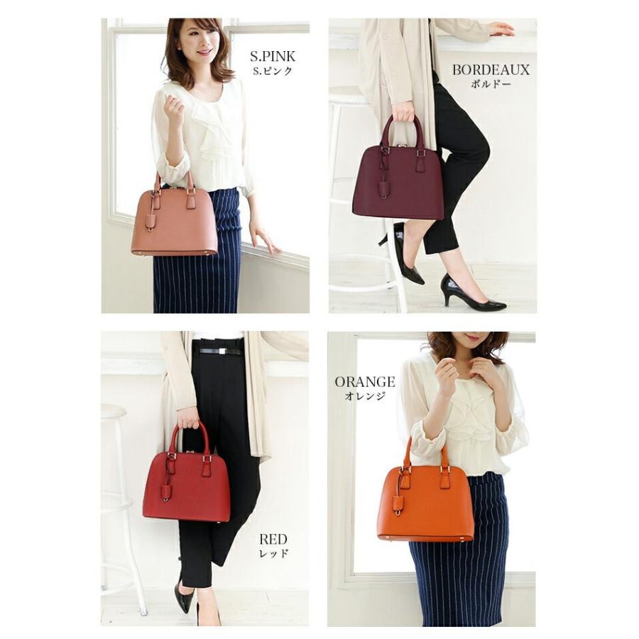 【SALE2,640円OFF】ハンドバッグ ショルダーバッグ レディース 2way  ゴールド金具 型崩れしないバッグ PERENNE ペレンネ 20196の画像