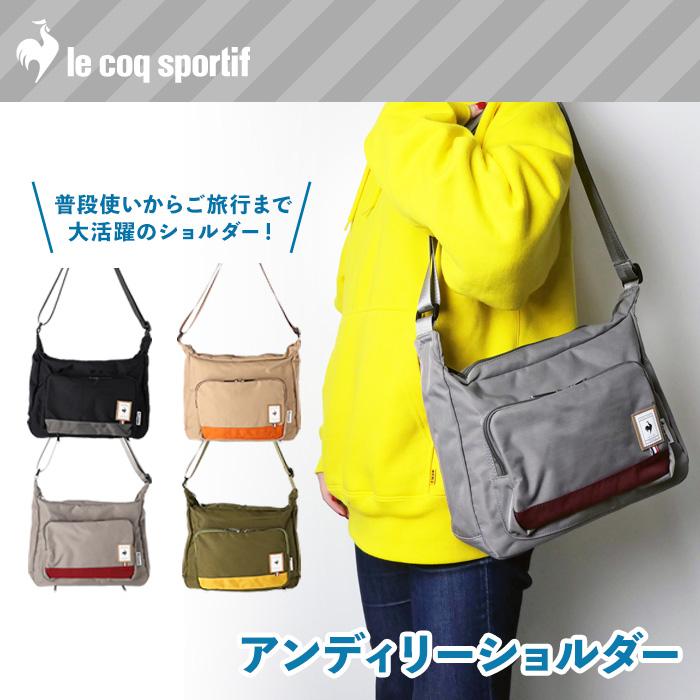 ルコック ショルダー 斜め掛け レディース 撥水 ナイロン バイカラー