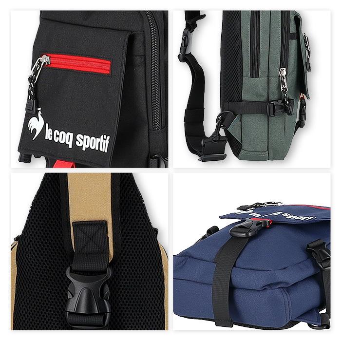 ショルダーバッグ ルコックスポルティフ ボディバッグ ウエストバッグ 斜めがけ