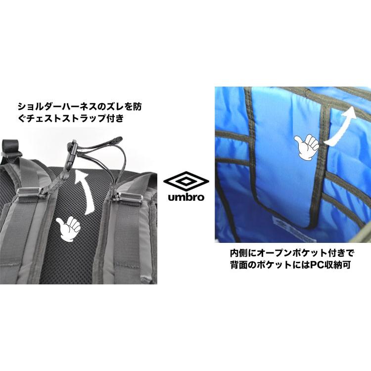 UMBROリュック アンブロ umbro バックパック（ボールネット付） -デサントストア