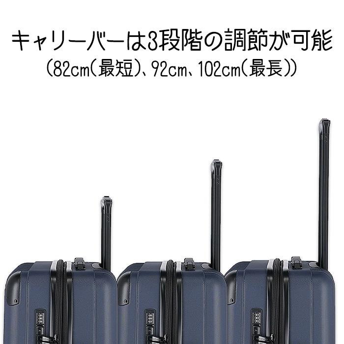 アンブロ スーツケース 拡張 キャリーバッグ キャリーケース トランク