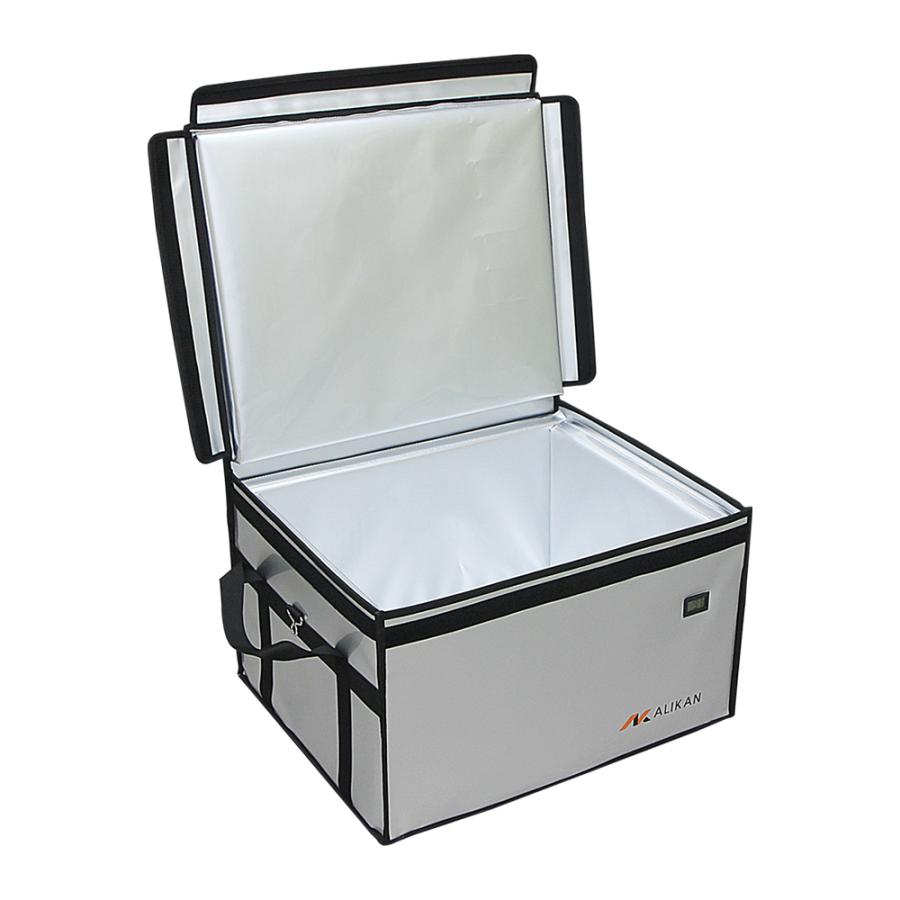 保冷バッグ 大容量 業務用 スポーツ 大型 クーラーボックス 63L  温度表示 旅行 レジャー デリバリー 医療 検体輸送 冷蔵保存 軽量 アルミ特殊加工 BBO011(特大)の画像