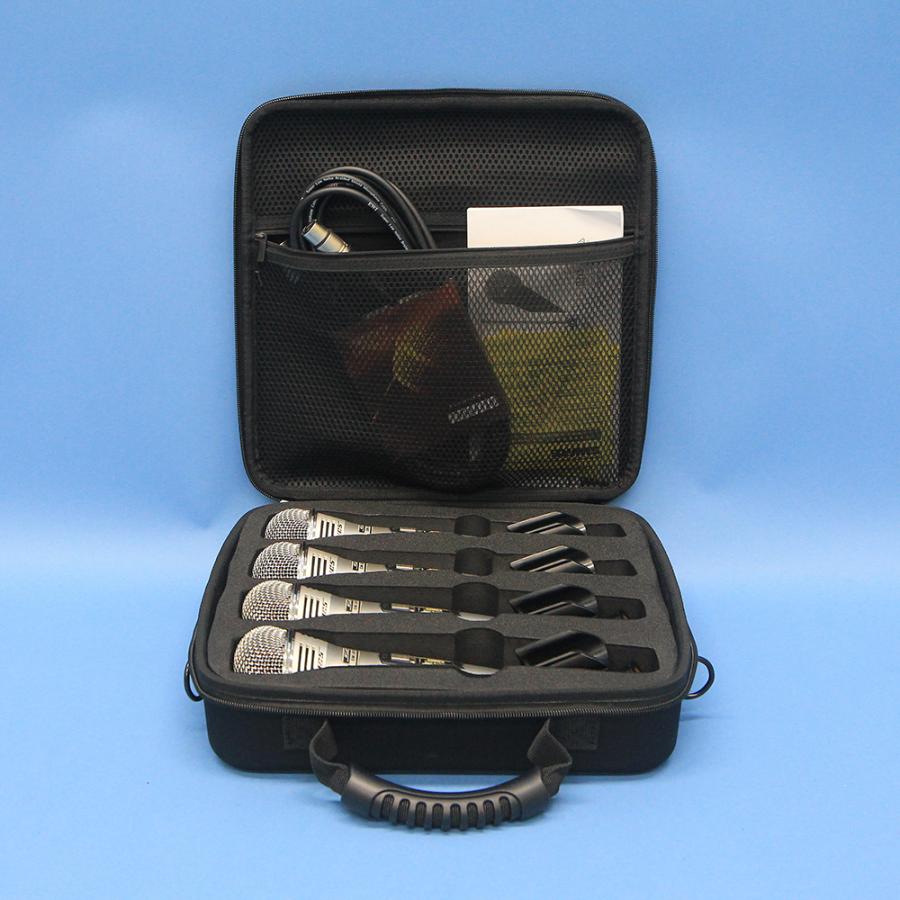ONSTAGE マイク ケース付き マイクケース マイク収納セミハードケース マイクバッグ ワイヤード