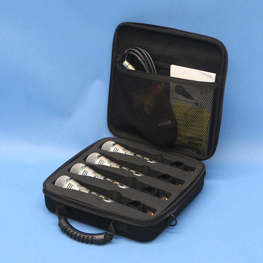 マイクケース マイク収納セミハードケース マイクバッグ ワイヤード