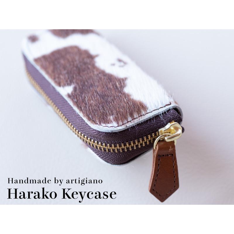 キーケース(本革) ホルダー4本 馬蹄デザイン ハンドメイド - 小物 キーケース(本革) ホルダー4本 馬蹄デザイン ハンドメイド - 小物