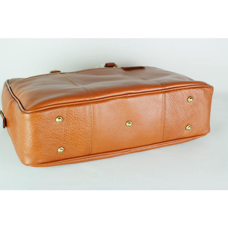 （新品・定価半額）イタリアンレザー ビジネスバッグ　authentic イタリア レザー ビジネスバッグ a4 トートバッグ メンズ 革 縦長