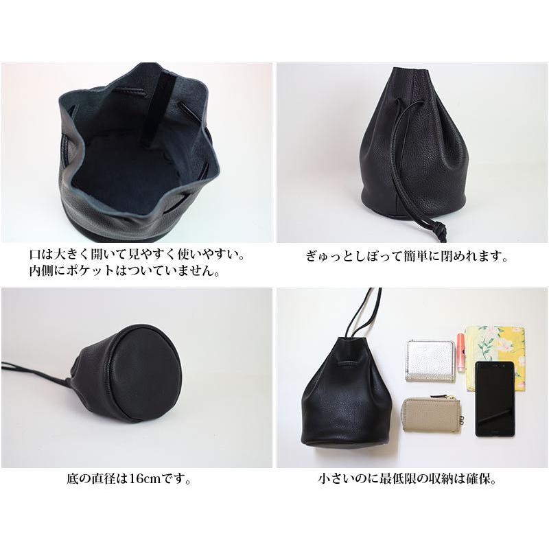 artigiano(ファッション) コンパクト巾着バッグ 本革 バッグ artigiano(ファッション) コンパクト巾着バッグ 本革 バッグ