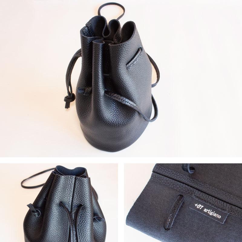 artigiano(ファッション) コンパクト巾着バッグ ショルダー artigiano(ファッション) コンパクト巾着バッグ ショルダー