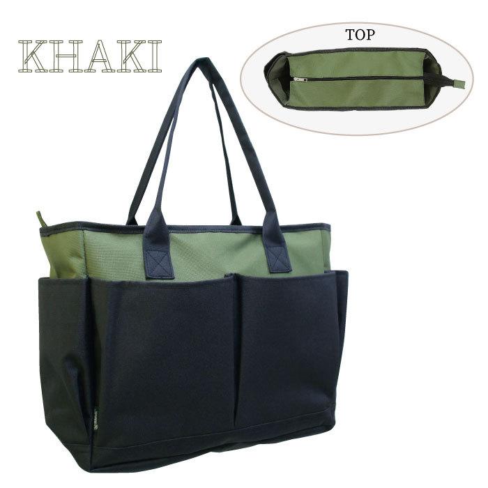 トートバッグ 横型トートバッグ カジュアル 無地 サブバッグ 大容量 多機能 マザーズバッグ ポケット 公園 ジム 使いやすい 4911 |  | 03