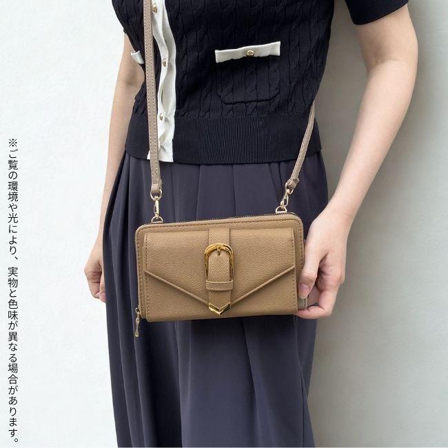 ショルダーバッグ お財布ショルダー ミニショルダーバッグ 通帳ケース お財布 バッグインバッグ レディース ミセス ポシェットプチプラ 4985 |  | 09