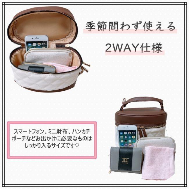 7650 ショルダー 斜め掛け レディース バニティ キルト ２ＷＡＹ ハンドバッグ トレンド キルト プチプラ 20代 30代 40代 かわいい おしゃれ |  | 14